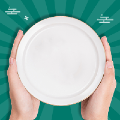 光盘行动简约大气公众号次图背景