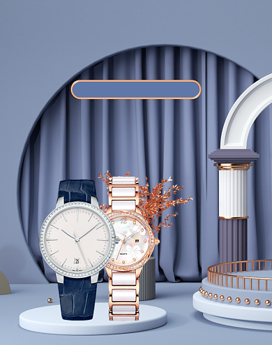 简约立体电子产品活动海报背景