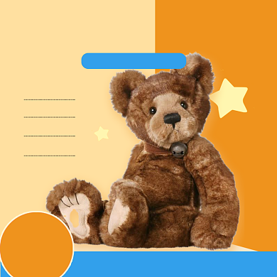 双12母婴儿童毛绒益智可爱玩具主图背景