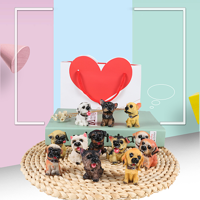 玩具遥控车电风扇狗狗大象杯子玩偶背景