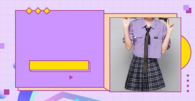 女装上新淘宝电商横版海报图背景