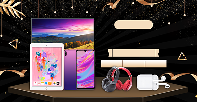 黑金99欢聚盛典数码产品促销海报背景