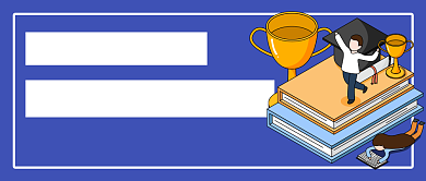 蓝色卡通2020高考分数线公众号首图背景