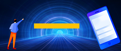 手机电子产品发布手绘卡通公众号首图背景