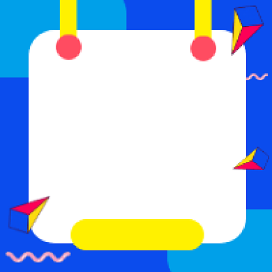 暑假班招生啦蓝色几何简约公众号次图背景