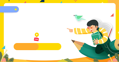 少儿英语阅读免费直播课程海报背景