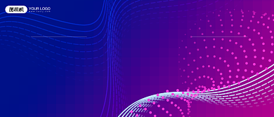 年度最佳协作奖科技风颁奖KT板背景