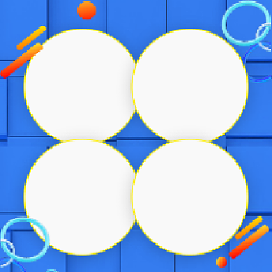 星座运势蓝色大气公众号次图背景