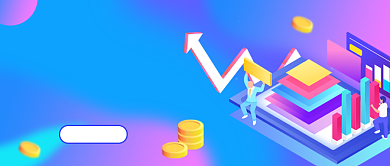 渐变股市金融公众号首图背景