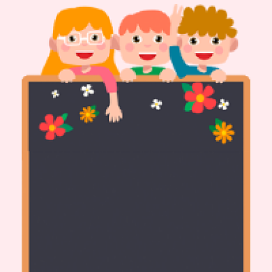 热议家庭教育可爱插画公众号次图背景