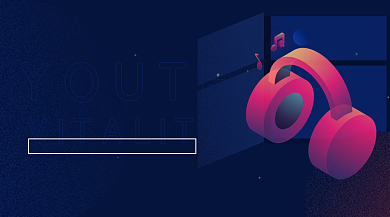 潮流音乐榜时尚潮流banner背景