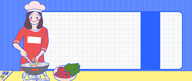 美食直播推荐公众号首图背景