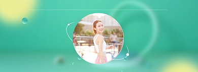 绿色文艺小清新瘦身健身海报背景