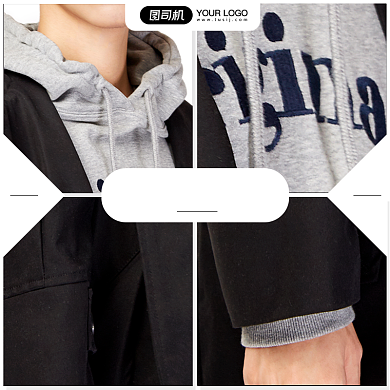 男装日常上新细节展示简约风主图背景