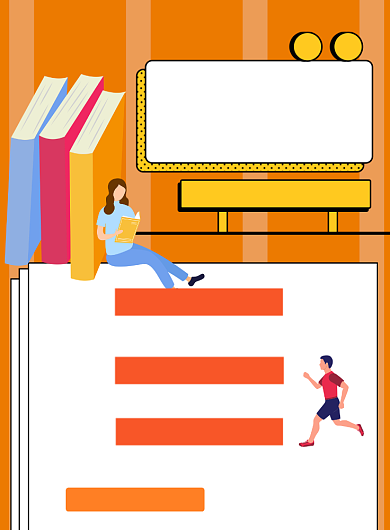 设计坞读书分享会会员招募印刷海报背景