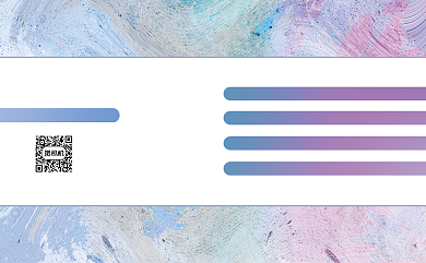 文艺小清新水彩特长培训班名片背景