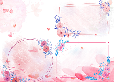 校园欺凌粉色小清新小报背景