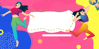 正青春活动晚会展板背景