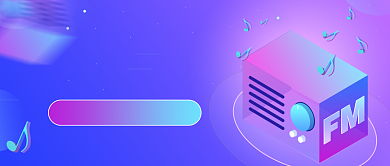 青春主题曲音乐卡通简约公众号首图背景