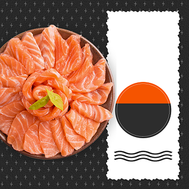 三文鱼主图直通车背景