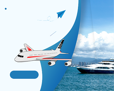 浪漫三亚游简约旅游出行小程序封面背景