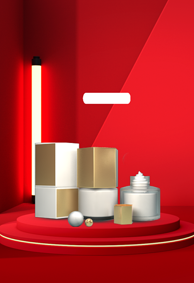 双十一护肤品化妆品粉底液促销钻展背景