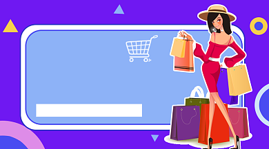 夏季秋季新款服装促销穿搭指南背景