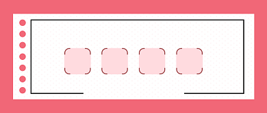 简约粉色观影指南公众号首图背景
