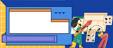 儿童绘画兴趣班手绘卡通公众号首图背景