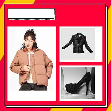 冬装上新直播间预告主图直通车背景