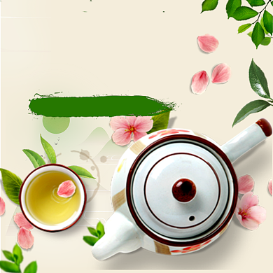 春茶节主图直通车模板背景