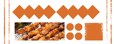 烧烤0元配送外卖店招背景