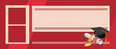 高考成绩单喜讯红色公众号首图背景