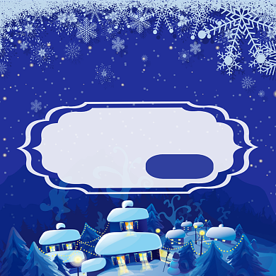 圣诞特惠卡通手绘宣传海报背景