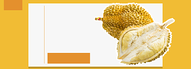 淘宝进口榴莲水果促销banner背景