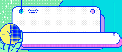 通用扁平撞色新闻热点公众号首图背景