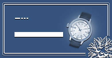 手表店会员招募横版海报背景