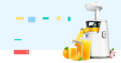 榨汁机鲜榨简约多功能促销家用海报背景