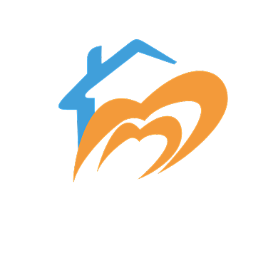 创意爱心搬家公司LOGO背景