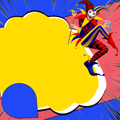 天猫淘宝节日手绘愚人节特惠主图背景