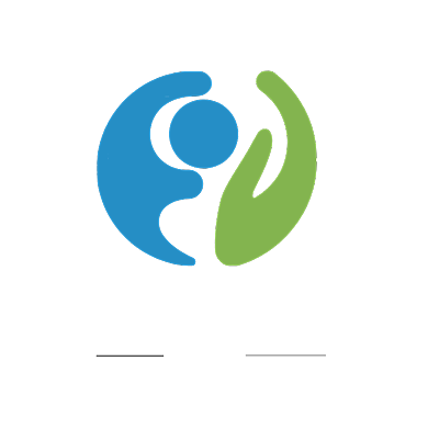 企业字母LOGO蓝色绿色组合设计背景