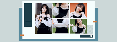 2021春季女装上新海报背景