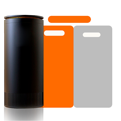 家电VS科技风数码空气净化器清新器背景