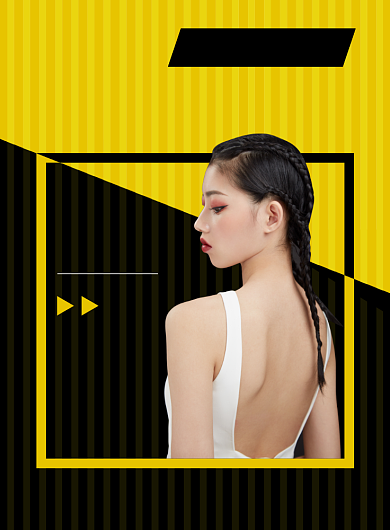 美容美发宣传印刷海报背景