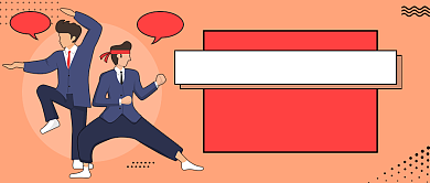 怼亲戚卡通公众号首图背景