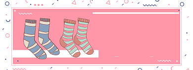 夏季日用品袜子促销banner背景