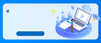 蓝色卡通计算机知识科普公众号首图背景