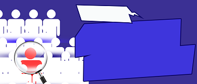 蓝色卡通企业内推招聘公众号首图背景