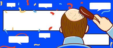 职业病防治蓝色简约首图背景