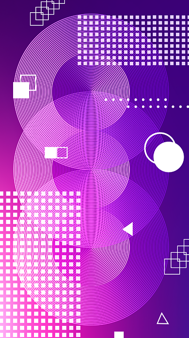 跨年晚会邀请函渐变创意手机海报背景